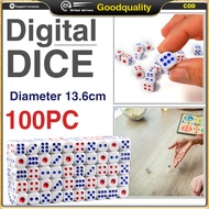 100pcs 13.6mm Gaming Dice Standard Six Sided Decider Birthday Parties Board Game Dice