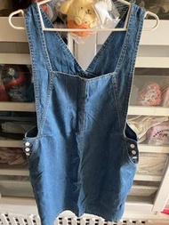 牛仔吊帶裙