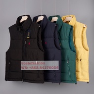Polo Ralph Lauren men M-XXL down vest 男裝防沾水鴨絨羽絨馬甲背心 @celefashion skiing 滑雪 ski travel outdoor black 