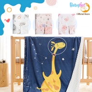 Cute Cozy Baby Swaddle Blanket – 3D Dotted Bean, Soft Aircon Blanket & Kain Selimut Comfort Bayi