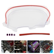 Pulley Cover Clear Timing Belt Fit for Mitsubishi Lancer EVO IV 96-98 EVO V 98-99 EVO VI 99-01 4G63T
