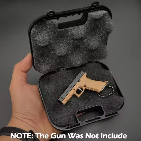 NEW Empty Black Plastic Box for Keychain Gloc 17 Desert Eagle Gun Model