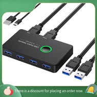 [tuwu766]USB KVM Switch USB 3.0 KVM USB Switcher for Keyboard Mouse Printer Mi Box 2Pc Port Sharing 