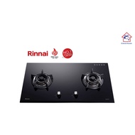 (Ready Stock, Free Shipping) Rinnai RB-92G Built-in 2 Hyper Burner Gas Hob Gas Stove RB92G Hyper Bur