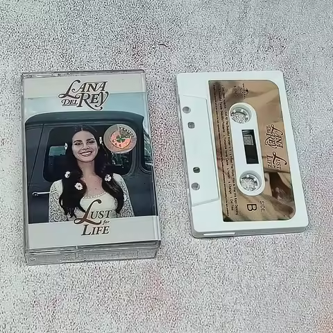 New Lana Del Rey Music Magnetic Tape Lust For Life Album Cassettes Cosplay Walkman Car Recorder Soun