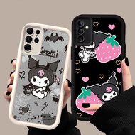 DF-82 Kuromi Luxury Soft Casing for Samsung A55 A54 M15 S25 S24 S21 FE Ultra