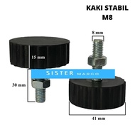 D41 M8 Chair Table Stable Leg Rubber Adjuster