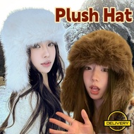 [3-5 Days Arrive]Plush Winter Hat for Women Men, Soft Warm Beanie with Large Size, Cozy Knit Cap for