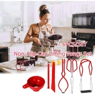 6PCS Jar Lifter, Lid Lifter, Canning Kits Canning Supplies Include Canning Funnel,Canning Tongs Set