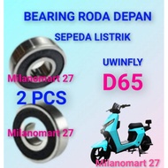 Uwinfly D65 front wheel bearing uwinfly D65 electric bicycle front wheel bearing