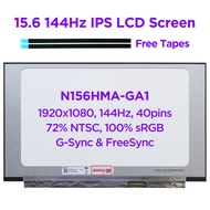 15.6-inch IPS 144Hz Laptop LCD Screen N156HMA-GA1 NE156FHM-NX6 B156HAN15.H for ASUSG 512 G513 FA506 