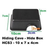 Hide Box Hiding Cave Reptile Tempat Sembunyi Reptil Gecko Kadal Ular Snake BD S3 Small 10x7x4cm