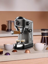 เครื่องทำเครื่องทำกาแฟอัตโนมัติกึ่งสำเร็จรูป20บาร์โดย Biolomix พร้อมด้วยเครื่องตีฟองนมสำหรับทำเอสเพรสโซ่คาปูชิโน่ลาเต้และมอคค่า