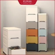 5 Tier Plastic Drawer Storage Cabinet Portable Rak Almari Rak Baju Bertutup Almari Untuk Tudung Rack