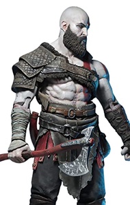 faqhuv God War Action Figure - Kratos God of War 3 Spirit of Sparta 7" PVC Collectible Figure Gift