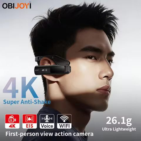 Mini Action Video Sports Camera 4K HD Anti-Shake 0.96" IPS Screen WIFI APP 12MP for Sports Outdoor T
