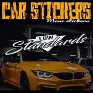 LOW STANDARDS D2 / CAR STICKER