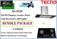 TECNO HOOD AND HOB BUNDLE PACKAGE FOR ( KA 9228 &amp; T 23TGSV) / FREE EXPRESS DELIVERY