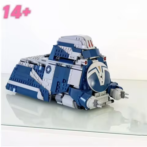 2026 New MTT Modification Battle SpaceShip Building Blocks Model Bricks 75435 976PCS For Kids Hallow