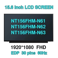 15.6 inch Slim Laptop LCD Screen NT156FHM-N61 NT156FHM-N62 NT156FHM-N63 B156HTN06.1 N156HGA-EA3 Full