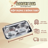 100 Plastic Boxes for 2 Fruit Tarts, Su Sing, Mini Tarts (FJ310)