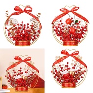 [tenlzsp0bc] Fake Flower Bucket Artificial Potted Chinese New Year Ornament Photo Prop