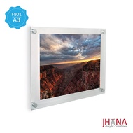 A3 Acrylic / Acrylic Frame / Poster / Acrylic Wall / Photo Frame / Photo Frame FB01 3mm