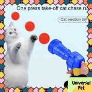 Mini Ball Gun Colorful Cat Ball Cat Velvet Ball Bounce Bounce Cat Toy Cat Ball Launch Gun Cat Play B