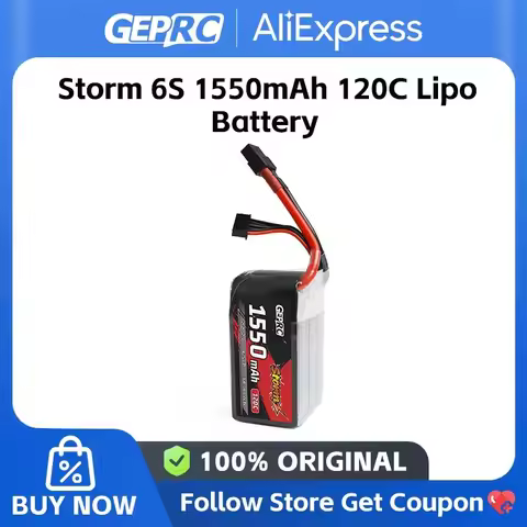 GEPRC Storm 6S 1550mAh 120C Lipo Battery Suitable 3-5Inch 22.2V with XT60 Plug for RC FPV Airplane Q