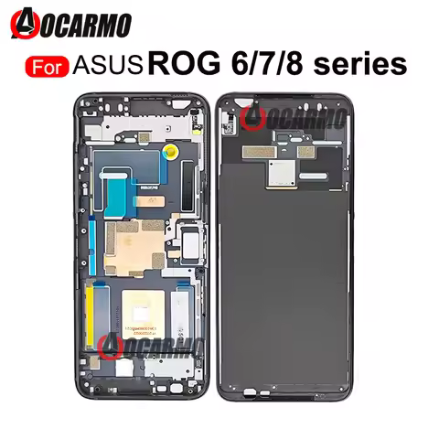 Black Middle Frame Replacement Repair Parts For ASUS ROG Phone 6 6Pro 7 8 Pro 8Pro ROG5
