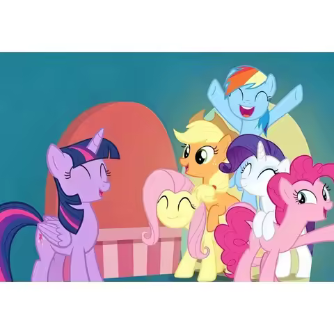 Cartoon My Little Pony DecorativePainting Cartoon ‌Princess TwilightSparkle‌ Room Poster Canvas Deco
