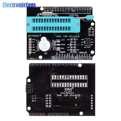 AVR ISP Programmable Expansion Shield With Buzzer For Arduino R3 Mega2560 Pro Mini Atmega328P Bootlo