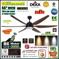 Recavo Ceiling Fan NEON 66 LED Remote Control Ceiling Fan With LED Light (20W LED) Deka DC Fan 66 in
