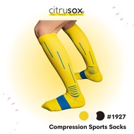 CITRUSOX Enhanced Ankle Protection Compression Sports Knee Socks (25-28cm fits EU41-45, US-M8-11.5) 