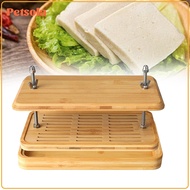 Bamboo Tofu Presser Multifunctional DIY Convenient Manual Tofu Cheese Maker Press for Cheese Kitchen