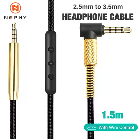 3.5mm to 2.5mm Aux Cable for Bose 700 QC45 QC35 QC25 OE2 AE2 JBL E45BT E55BT E65BTNC Audio Replaceme