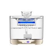 JPET FT888น้ำพุสำหรับสัตว์เลี้ยงแบบไร้สายที่ให้น้ำสุนัขชาร์จไฟได้5000m/ 2.2L