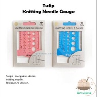 Tulip knitting needle gauge