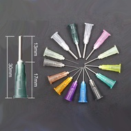 50pcs 13MM 25MM Blunt Dispensing Needles Syringe Needle 14 15 16 18 19 20 21 22 23 24 25 27 30G  Ref
