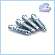 Yiyoo 4pcs M7 x 1.0mm รถจักรยานยนต์เบรค caliper STEEL Bleed screw nipple