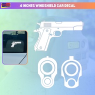 1911 Pistol All Weather Diecut Decal Sticker For Car Motorcycle Water bottle Tactical Gear