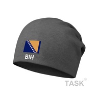 Bosnia Bosnia National Football Thin Head Cap Sleeping Pile Hat Men Women Bib Headscarf Trendy Set B
