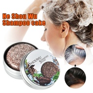 JOJO  Paean Grey Reverse Shampoo Bar Polygonum Multiflorum Essence Hair Darkening Shampoo Soap การจัดส่งที่รวดเร็ว