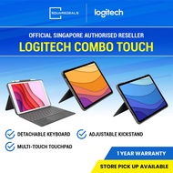 Logitech Combo Touch Backlit Keyboard Case iPad Air 10.9 4th 5th Gen / iPad 10.2 8th 9th Gen / iPad Pro 12.9 5th 6th Gen