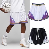 M-2XL สเก็ตช์บาสเก็ตบอลคุณภาพ NBA ชั้นดับสองชั้น กางเกงบาส กางเกงกีฬา
