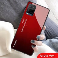 Softcase Glass Kaca Vivo Camera Protect Y21 2021 - J50 - Casing Hp Vivo Y21 2021 - Pelindung hp Viv