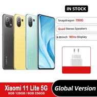 Xiaomi Mi สมาร์ทโฟน Xiaomi 11 Lite 5G Inch6.55 5G 8GB + 128GB/256GB 98% แบตเตอรี่มือสองใหม่4250MAh S