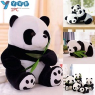YVE 9/10/12/16cm Plush Panda Lovely Bear Soft cloth Toy Kneeling Sitting Present Doll
