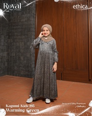GAMIS ANAK PEREMPUAN LEBARAN 2026 MODEL TERBARU ETHICA - Royal Warming Green