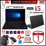 Laptop Murah Lenovo ThinkPad L14 i5 11th Gen / E14 Gen 1 i5 10th Gen 16GB RAM SSD 1 Year Warranty